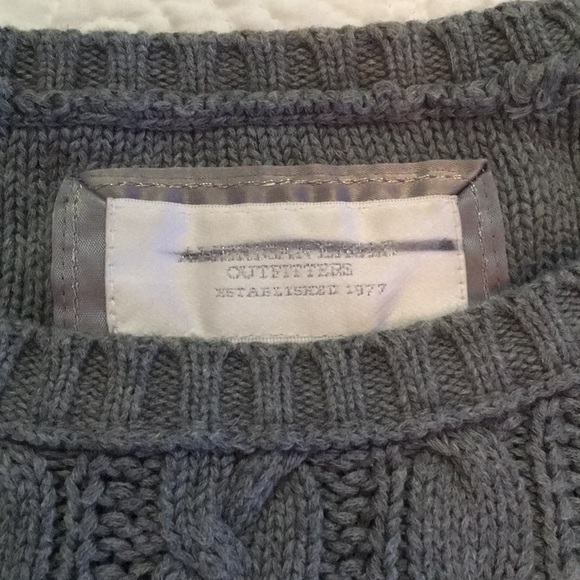 American Eagle Outfitters grey cable knit sweater - Picture 3 of 3